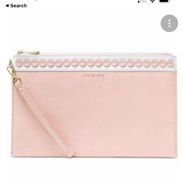 Michael Kors Analise Xl wristlet/wallet/clutch/ card case leather - Picture 2 of 8